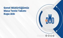 Genel Müdürlüğümüz Masa Tenisi Takımı Kupa Aldı